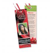 Memorial Bookmarks Floral #0008