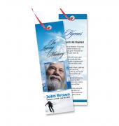 Memorial Bookmarks Nature Theme Snow #0005