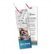 Memorial Bookmarks Nature Theme Snow #0006