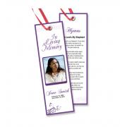 Memorial Bookmarks Simple Theme #0001