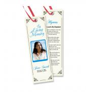 Memorial Bookmarks Simple Theme #0003