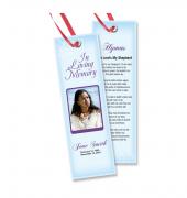 Memorial Bookmarks Simple Theme #0004