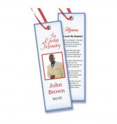 Memorial Bookmarks Simple Theme #0006