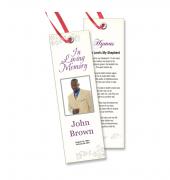 Memorial Bookmarks Simple Theme #0009