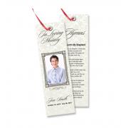 Memorial Bookmarks Simple Theme #0015