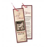 Memorial Bookmarks Simple Theme #0018