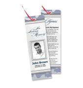 Memorial Bookmarks Simple Theme #0020