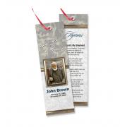 Memorial Bookmarks Simple Theme #0021