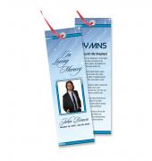 Memorial Bookmarks Simple Theme #0029