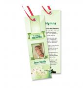 Memorial Bookmarks Simple Theme #0032