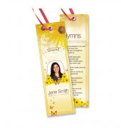 Memorial Bookmarks Simple Theme #0037