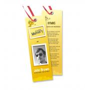 Memorial Bookmarks Simple Theme #0045