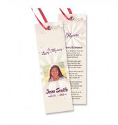 Memorial Bookmarks Simple Theme #0047