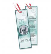 Memorial Bookmarks Simple Theme #0064