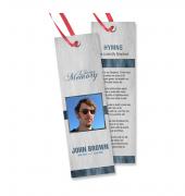 Memorial Bookmarks Simple Theme #0068