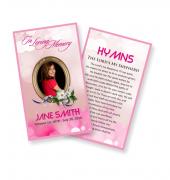 Funeral Prayer Cards (Large) Simple Theme #0022