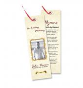 Memorial Bookmarks Simple Theme #0011